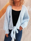 Tie Front Long Sleeve Cardigan