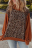 Leopard Print Long Sleeve Sweatshirt