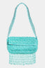 Fame Beaded Fringe Rectangle Shoulder Bag