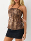 Leopard Halter Neck Cami
