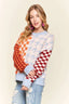 ADORA Checker and Houndstooth Sweater
