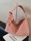 Suede Knot Shoulder Bag
