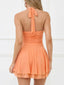 Layered Halter Neck Mini Dress