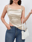 Asymmetrical Tie Shoulder Cami