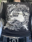 Graphic Round Neck Long Sleeve T-Shirt