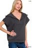 Zenana Scuba Half Zip Top