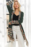 ADORA Fringe Hem Tribal Cardigan