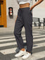 Elastic Waist Tapered Pants