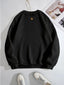 Butterfly Round Neck Long Sleeve Sweatshirt