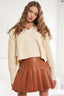 ADORA Ruffle Detail Adorable Sweater