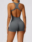 Racerback Cutout Active Romper