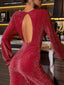 Perfee Cutout Round Neck Long Sleeve Jumpsuit