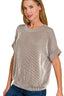 Zenana Corded Rib Short Sleeve T-Shirt