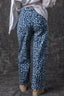Leopard Print Wide Leg Jeans