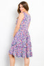 Be Stage Full Size Print Wrinkle Free Ruffled Dress