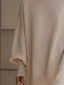 Oversized Batwing Sleeve Round Neck Sweater