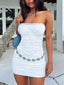 Devine Lace Mini Tube Dress