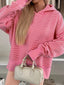 Striped Oversized Hoodie with Kangaroo Pocket
