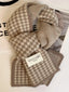 Houndstooth Pattern Warm Winter Scarf