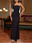 Glitter Tube Mermaid Maxi Dress