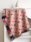 Horse Print Raw Hem Scarf
