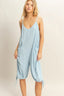 HYFVE V-Neck Pocket Detail Side Tie Hem Romper