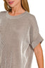 Zenana Corded Rib Short Sleeve T-Shirt