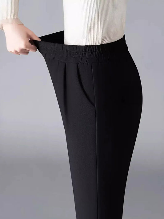 Elastic Waist Loose Fit Pants