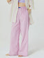Elastic Waist Wide Leg Pants