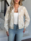 Floral Lightweight Zip Up Jacket