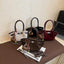 PU Leather Suede Mini Handbag