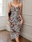 Leopard Print Bodycon Cami Dress