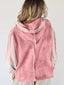 Floral Patch V-Neck Sweatshirt