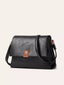Vintage PU Leather Flap Crossbody Bag
