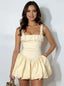 Bubble Hem Mini Dress