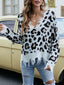 Frayed Hem Long Sleeve Sweater