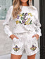 Queen of Mardi Gras Top and Shorts Set