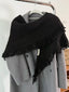 Fringe Trim Knit Scarf