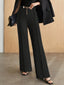 Chain Detail High Waist Pants