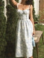 Floral Print Midi Cami Dress