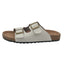 Double Buckle Flat Sandals