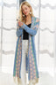 ADORA Fringe Hem Tribal Sweater Cardigan