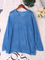 Openwork Relaxed Fit Knit Cover Up