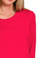 Zenana Flowy Round Hem Rayon Long Sleeve Top