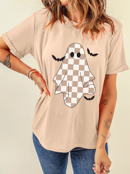 Ghost Bat Halloween Holiday Graphic Tee