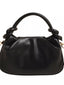 Knot Handle Ruched Crossbody Bag