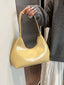 PU Leather Shoulder Bag with Zip