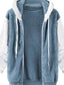 Full Size Fleece Zip-Up Hooded Outerwear Plus Size