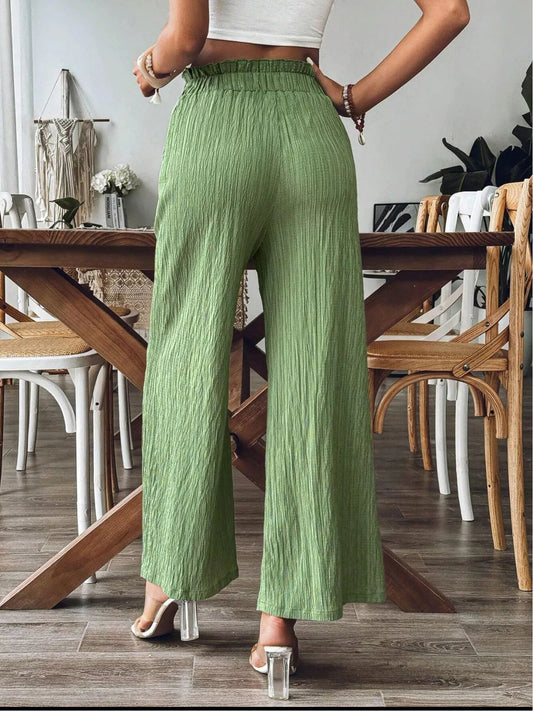 High-Waisted Wide Leg Pants