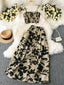 Smocked Printed Cami and Skirt Set